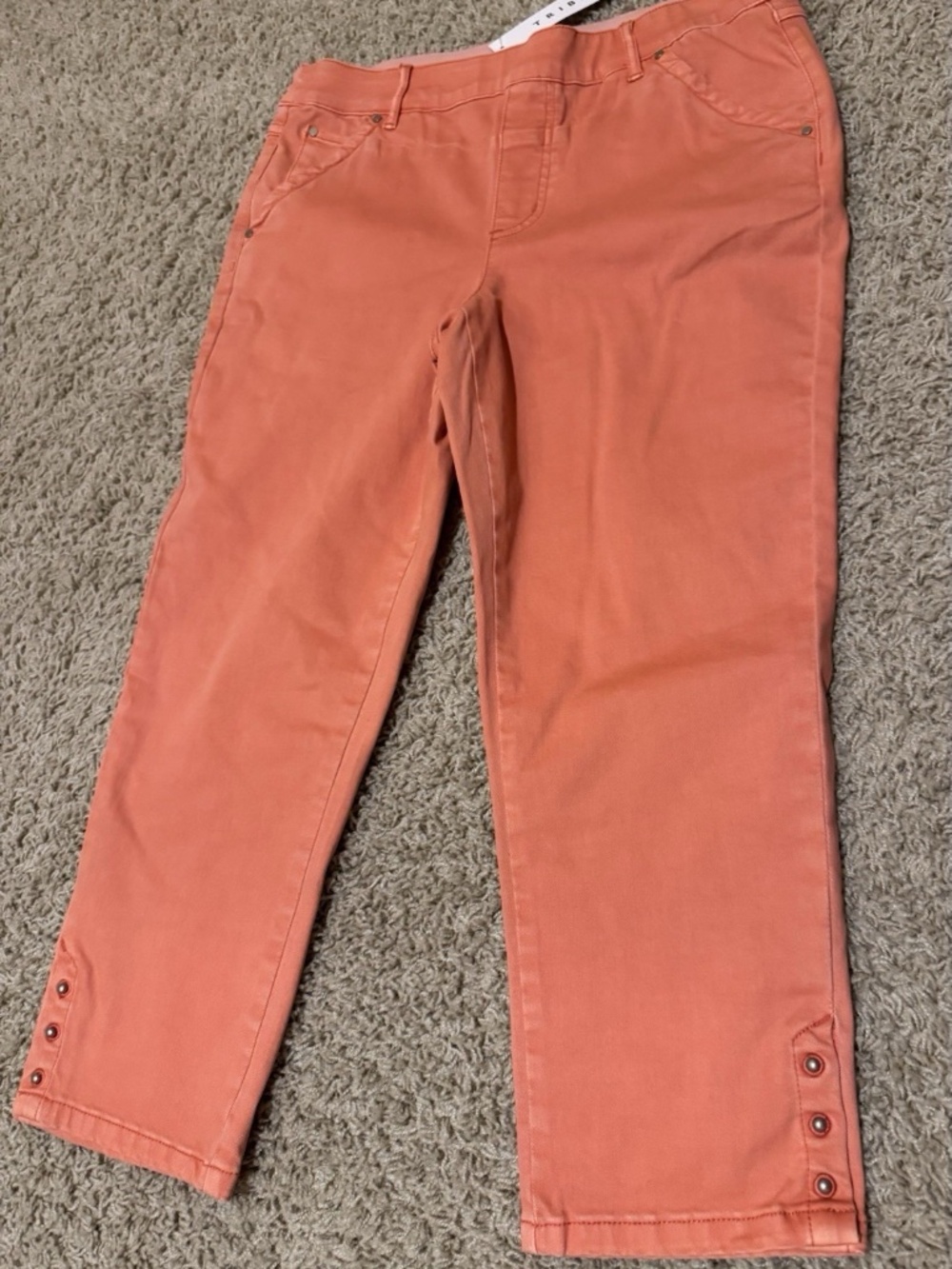 NWT Tribal Coral Cropped Pants size 8